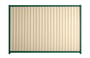 Good Neighbour Smartspan 2100mm High Fence Panel Sheet: Primrose, Post/Track: Caulfield Green