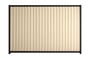Good Neighbour Smartspan 2100mm High Fence Panel Sheet: Primrose, Post/Track: Ebony