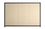 Good Neighbour Smartspan 2100mm High Fence Panel Sheet: Primrose, Post/Track: Slate Grey