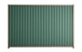 Good Neighbour Smartspan 2100mm High Fence Panel Sheet: Rivergum, Post/Track: Beige