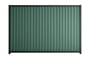 Good Neighbour Smartspan 2100mm High Fence Panel Sheet: Rivergum, Post/Track: Gun Metal Grey