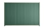 Good Neighbour Smartspan 2100mm High Fence Panel Sheet: Rivergum, Post/Track: Mist Green