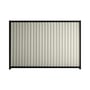 Good Neighbour® Smartspan® 1500mm High Fence Panel Sheet: Off White Post/Track: Ebony