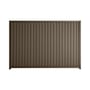 Good Neighbour® Smartspan® 1800mm High Fence Panel Sheet: Banyan Brown Post/Track: Banyan Brown
