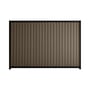 Good Neighbour® Smartspan® 2100mm High Fence Panel Sheet: Banyan Brown Post/Track: Ebony