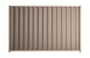 Good Neighbour Wavelok 1200mm High Fence Panel Sheet: Biege, Post/Track: Merino
