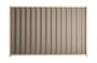 Good Neighbour Wavelok 1200mm High Fence Panel Sheet: Biege, Post/Track: Primrose