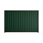 Good Neighbour® Wavelok® 1200mm High Fence Panel Sheet: Caulfield Green Post/Track: Gun Metal Grey