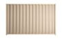 Good Neighbour Wavelok 1500mm High Fence Panel Sheet: Merino, Post/Track: Primrose