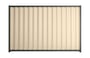 Good Neighbour Wavelok 1500mm High Fence Panel Sheet: Primrose, Post/Track: Slate Grey