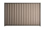 Good Neighbour Wavelok 1800mm High Fence Panel Sheet: Beige, Post/Track: Ironbark