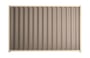 Good Neighbour Wavelok 1800mm High Fence Panel Sheet: Beige, Post/Track: Primrose