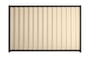 Good Neighbour Wavelok 1800mm High Fence Panel Sheet: Primrose, Post/Track: Ebony