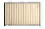 Good Neighbour Wavelok 1800mm High Fence Panel Sheet: Primrose, Post/Track: Gun Metal Grey