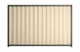 Good Neighbour Wavelok 1800mm High Fence Panel Sheet: Primrose, Post/Track: Slate Grey