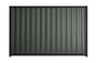 Good Neighbour Wavelok 1800mm High Fence Panel Sheet: Slate Grey, Post/Track: Ebony