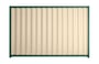 Good Neighbour Wavelok 2100mm High Fence Panel Sheet: Primrose, Post/Track: Caulfield Green