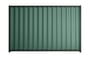 Good Neighbour Wavelok 2100mm High Fence Panel Sheet: Rivergum, Post/Track: Gun Metal Grey