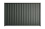 Good Neighbour Wavelok 2100mm High Fence Panel Sheet: Slate Grey, Post/Track: Gun Metal Grey