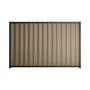Good Neighbour® Wavelok® 900mm High Fence Panel Sheet: Beige Post/Track: Slate Grey