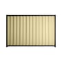 Good Neighbour® Wavelok® 900mm High Fence Panel Sheet: Primrose Post/Track: Gun Metal Grey