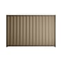 Good Neighbour® Wavelok® 1200mm High Fence Panel Sheet: Beige Post/Track: Banyan Brown