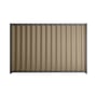 Good Neighbour® Wavelok® 1200mm High Fence Panel Sheet: Beige Post/Track: Granite
