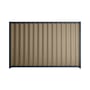 Good Neighbour® Wavelok® 1200mm High Fence Panel Sheet: Beige Post/Track: Mountain Blue