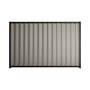 Good Neighbour® Wavelok® 1200mm High Fence Panel Sheet: Birch Post/Track: Gun Metal Grey
