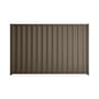 Good Neighbour® Wavelok® 1200mm High Fence Panel Sheet: Banyan Brown Post/Track: Banyan Brown