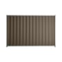 Good Neighbour® Wavelok® 1200mm High Fence Panel Sheet: Banyan Brown Post/Track: Gull Grey