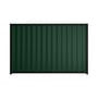 Good Neighbour® Wavelok® 1200mm High Fence Panel Sheet: Caulfield Green Post/Track: Ebony