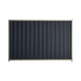 Good Neighbour® Wavelok® 1200mm High Fence Panel Sheet: Dark Stone Post/Track: Moss Vale Sand
