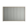Good Neighbour® Wavelok® 1200mm High Fence Panel Sheet: Gull Grey Post/Track: Beige