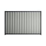 Good Neighbour® Wavelok® 1200mm High Fence Panel Sheet: Gull Grey Post/Track: Dark Stone