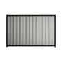 Good Neighbour® Wavelok® 1200mm High Fence Panel Sheet: Gull Grey Post/Track: Ebony