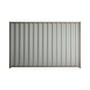 Good Neighbour® Wavelok® 1200mm High Fence Panel Sheet: Gull Grey Post/Track: Marsh