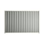 Good Neighbour® Wavelok® 1200mm High Fence Panel Sheet: Gull Grey Post/Track: Off White