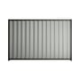 Good Neighbour® Wavelok® 1200mm High Fence Panel Sheet: Gull Grey Post/Track: Slate Grey
