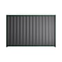 Good Neighbour® Wavelok® 1200mm High Fence Panel Sheet: Granite Post/Track: Caulfield Green
