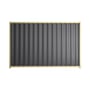 Good Neighbour® Wavelok® 1200mm High Fence Panel Sheet: Granite Post/Track: Primrose