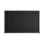 Good Neighbour® Wavelok® 1200mm High Fence Panel Sheet: Gun Metal Grey Post/Track: Dark Stone