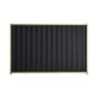 Good Neighbour® Wavelok® 1200mm High Fence Panel Sheet: Gun Metal Grey Post/Track: Merino