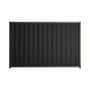 Good Neighbour® Wavelok® 1200mm High Fence Panel Sheet: Gun Metal Grey Post/Track: Rivergum