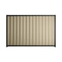 Good Neighbour® Wavelok® 1200mm High Fence Panel Sheet: Merino Post/Track: Gun Metal Grey