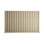 Good Neighbour® Wavelok® 1200mm High Fence Panel Sheet: Merino Post/Track: Off White