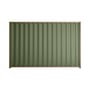 Good Neighbour® Wavelok® 1200mm High Fence Panel Sheet: Mist Green Post/Track: Beige