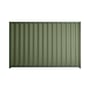 Good Neighbour® Wavelok® 1200mm High Fence Panel Sheet: Mist Green Post/Track: Rivergum