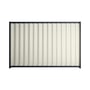 Good Neighbour® Wavelok® 1200mm High Fence Panel Sheet: Off White Post/Track: Dark Stone