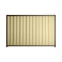 Good Neighbour® Wavelok® 1200mm High Fence Panel Sheet: Primrose Post/Track: Banyan Brown